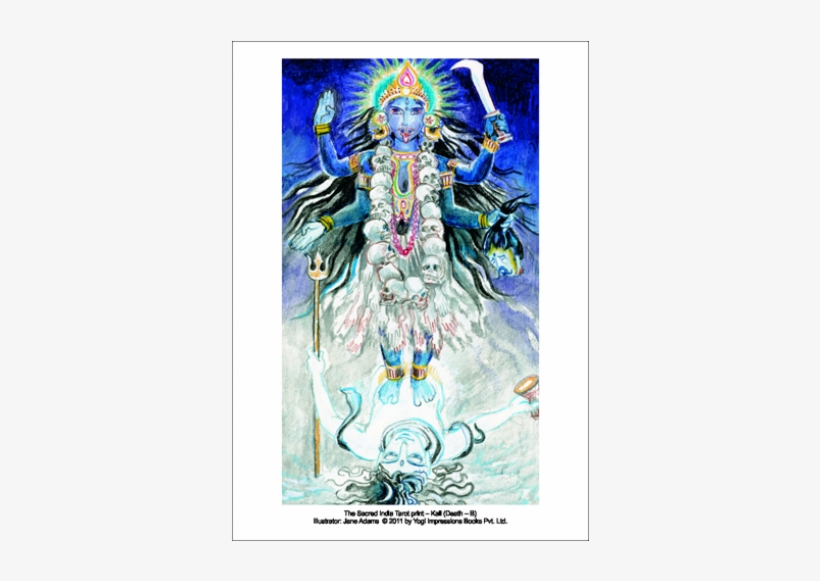 Tarot Print - Kali - Hindu God Maa Kali, transparent png download