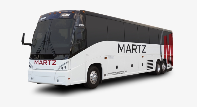 Charter Bus Png Banner Freeuse Download - Martz Group, transparent png download