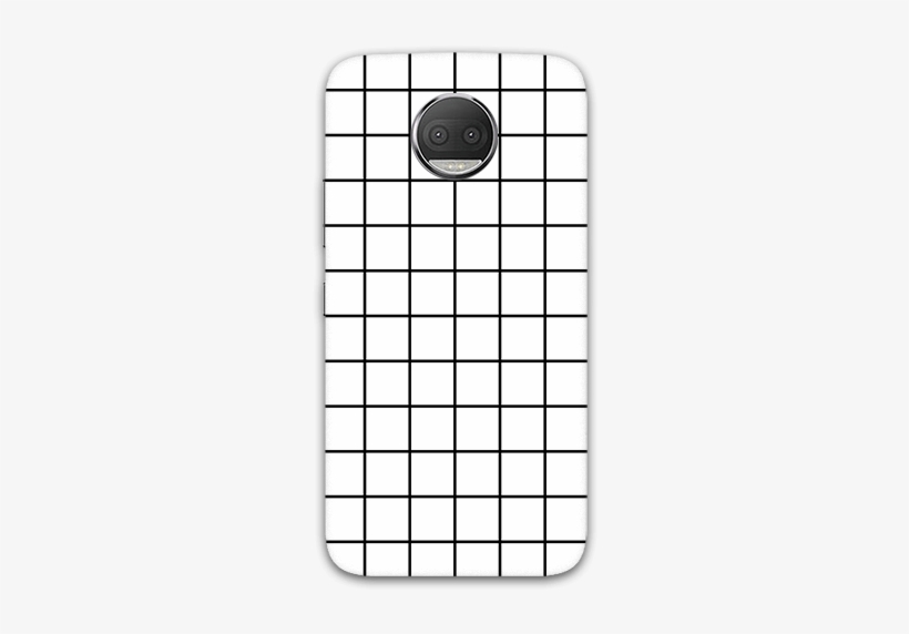 Black Checks White Background Moto G5s Plus Mobile - Smartphone, transparent png download