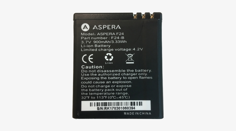 Aspera F24 Battery, transparent png download