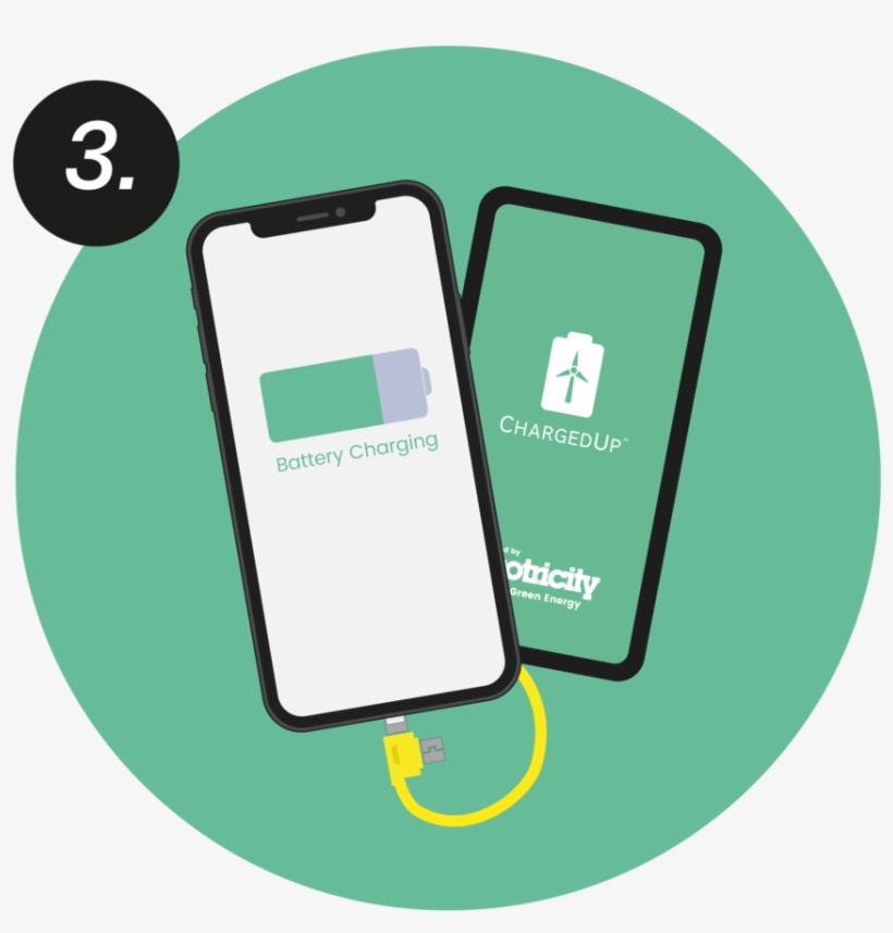 Use The Battery To Charge Your Phone On The Go - Chargedup, transparent png download