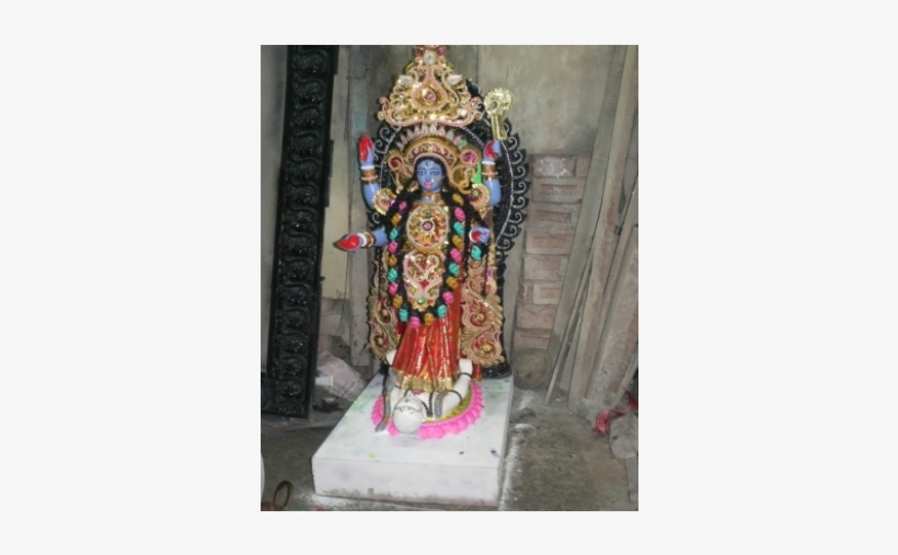 Fiberglass Maa Kali Statue - Statue, transparent png download