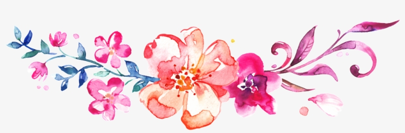 Png Hand Painted Watercolor Wreath Flower - Flower And Camera Watercolor, transparent png download