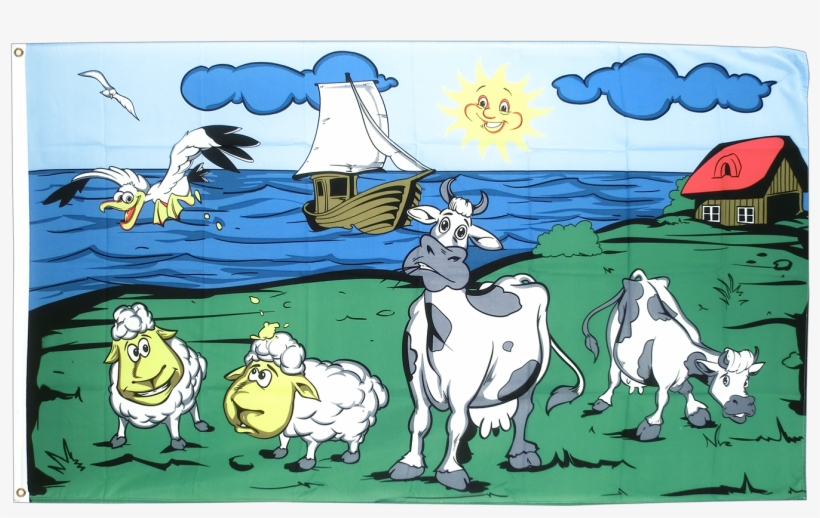 Ft Flag - Cow Flag - 3x5 Ft, transparent png download