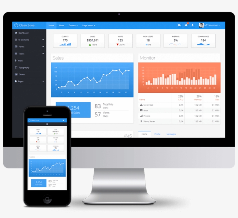 Check Out A Live Demo Of Clean Zone - Laravel Invoice Management System, transparent png download