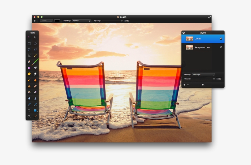 In The Effects Browser , Select The Color Adjustments - Pixelmator Curves, transparent png download