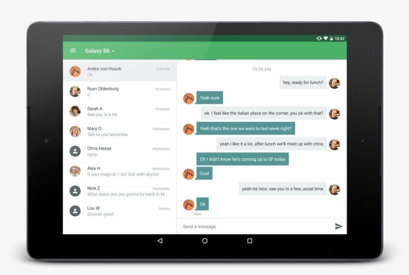Texting From Your Android Tablet With Pushbullet Is - Morningstar Advisor Workstation, transparent png download