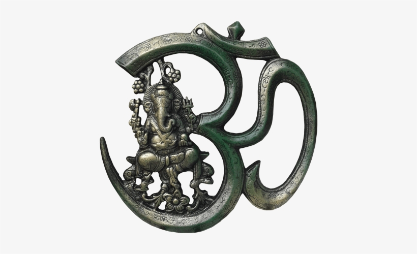 Om Hindi 27cm Ganesha Green - South Africa, transparent png download