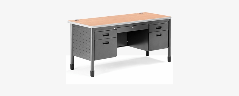 Desks - Metal Office Desk, transparent png download
