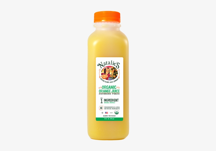 Organic Orange - Natalies Orchid Island Juice Company Lemonade, Tea, transparent png download