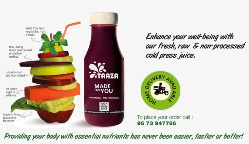 Cold-pressed Juice, transparent png download