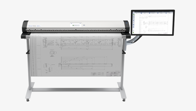 The Widetek® 48cl Processes Documents Up To 50 Inches - Widetek 48cl, transparent png download