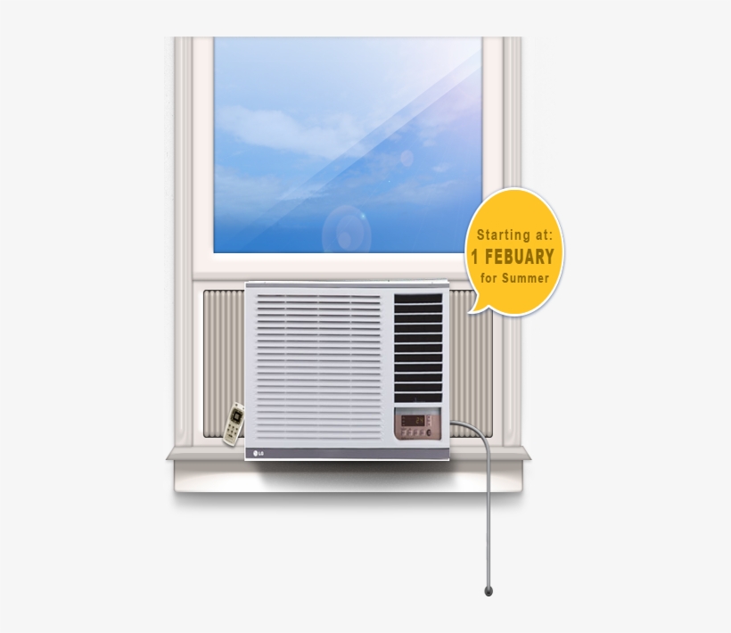 Now Serving All Noida, Indirapuram, Crossing Republik, - Lg 1 Ton Lwa3pr5f Window Air Conditioner (white), transparent png download