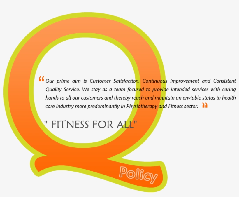 Our Quality Policy - Physical Therapy, transparent png download