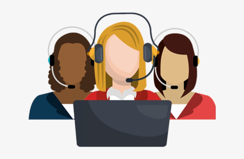 Original - Illustration Contact Center Clipart, transparent png download