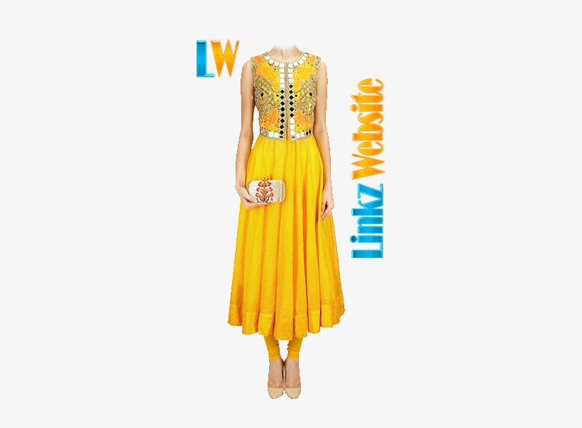 Easily Add Png Females And Girls Dresses Images On - Fancy Mirror Work Of Kurtis, transparent png download
