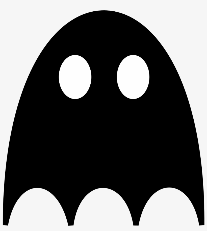 File - Littleghost Black - Svg - Ghost Black, transparent png download