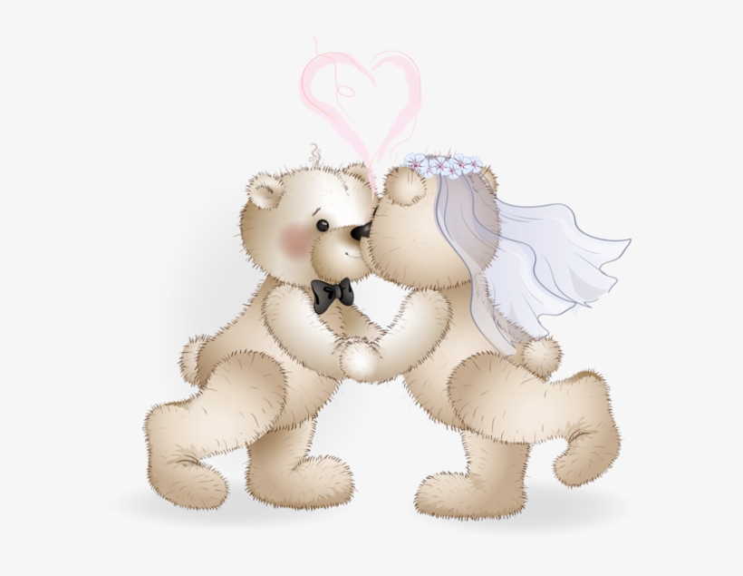 Clipart Bear Wedding - Wedding Bears, transparent png download