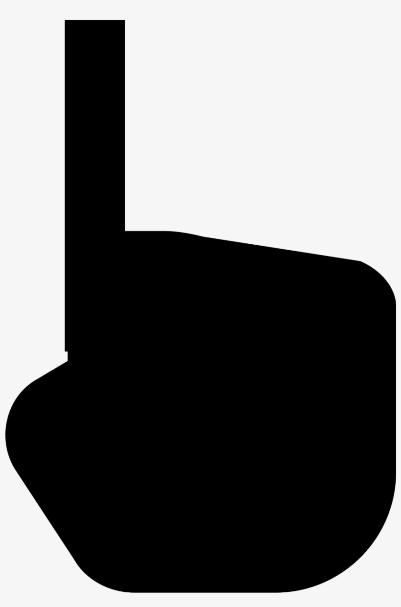 One Finger Icon - Illustration, transparent png download