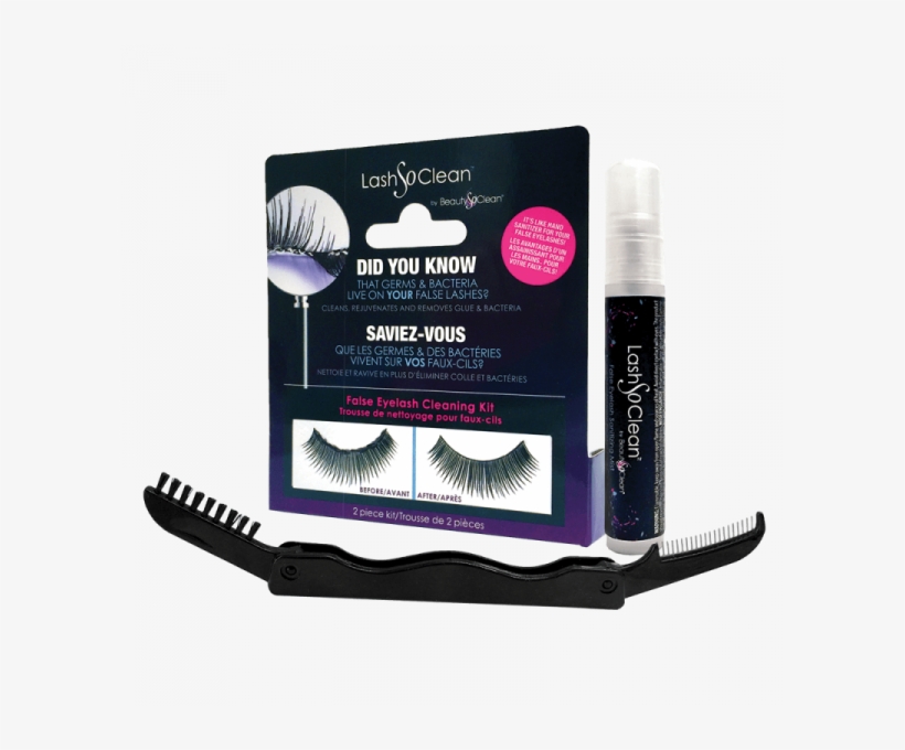 Lash So Clean - Beautysoclean Lashsoclean False Eyelash Sanitizer Kit, transparent png download