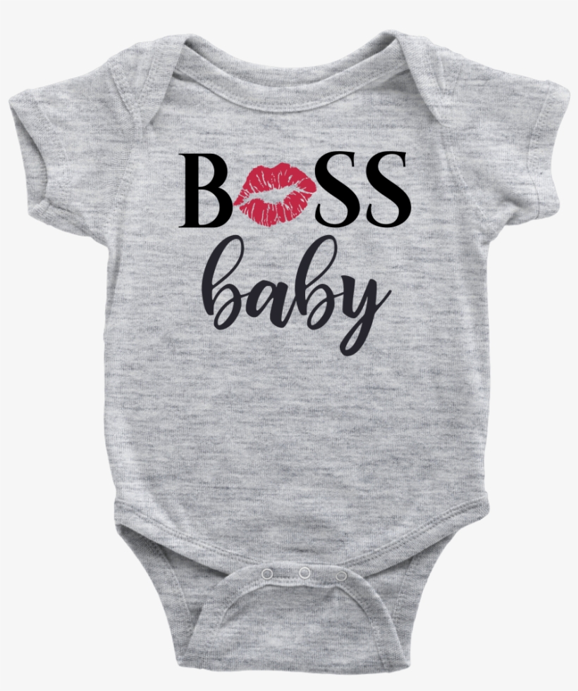 Boss Baby Lipstick Kiss Lips Onesie 8 Colors Available - Newborn Baby And German Shepherd, transparent png download