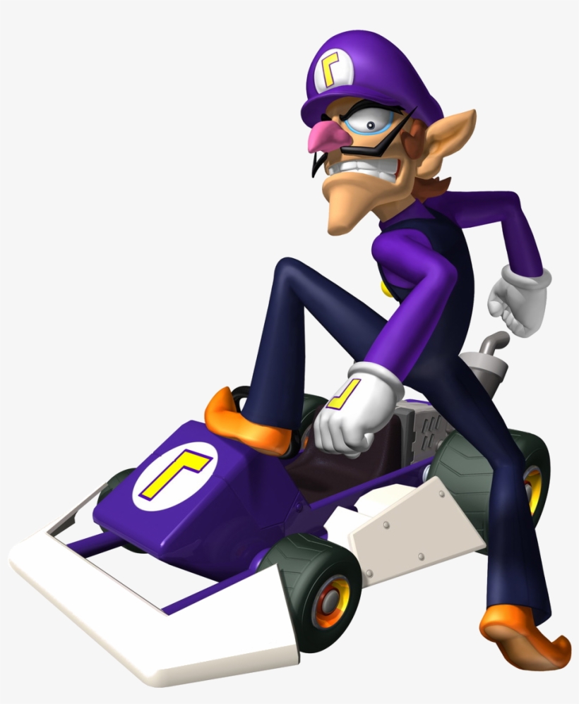 Mario Kart Ds Mario Kart Characters Waluigi Transparent PNG mario-kart-ds-mario-kart-characters-waluigi-transparent-png
