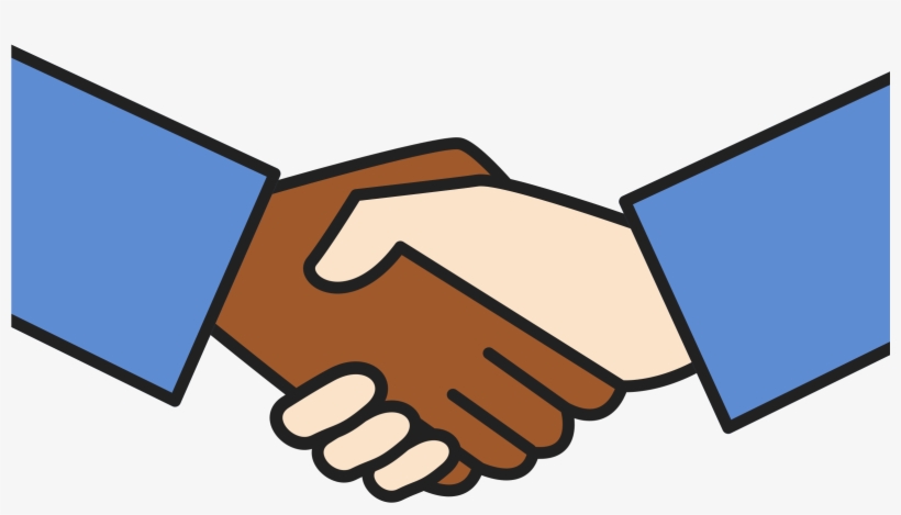 Handshake Computer Icons Gesture Download - Clipart Of Hand Shake, transparent png download
