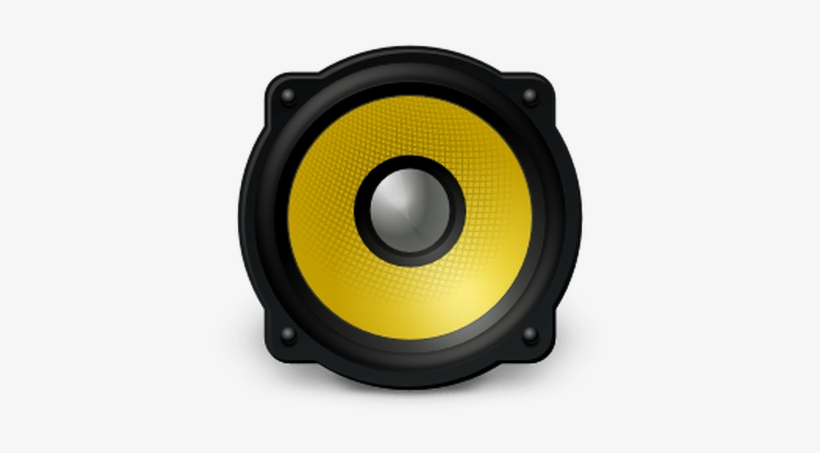 Audio Speaker Woofer Png Stickpng Similar Loudspeakers - Yellow Speaker Png, transparent png download