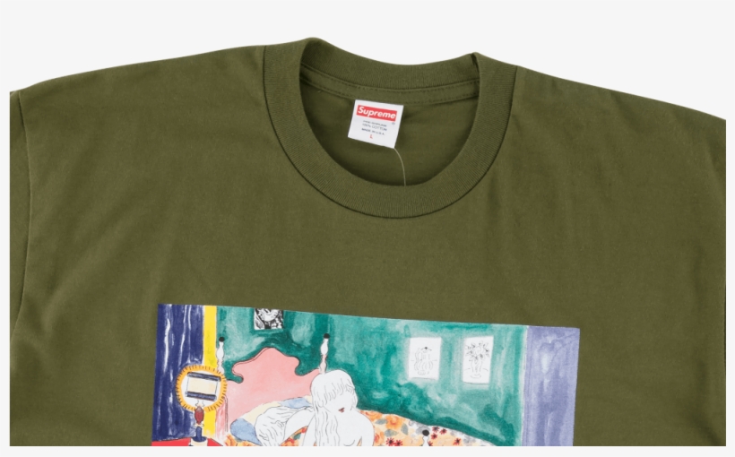 Supreme Bedroom Tee Green, transparent png download