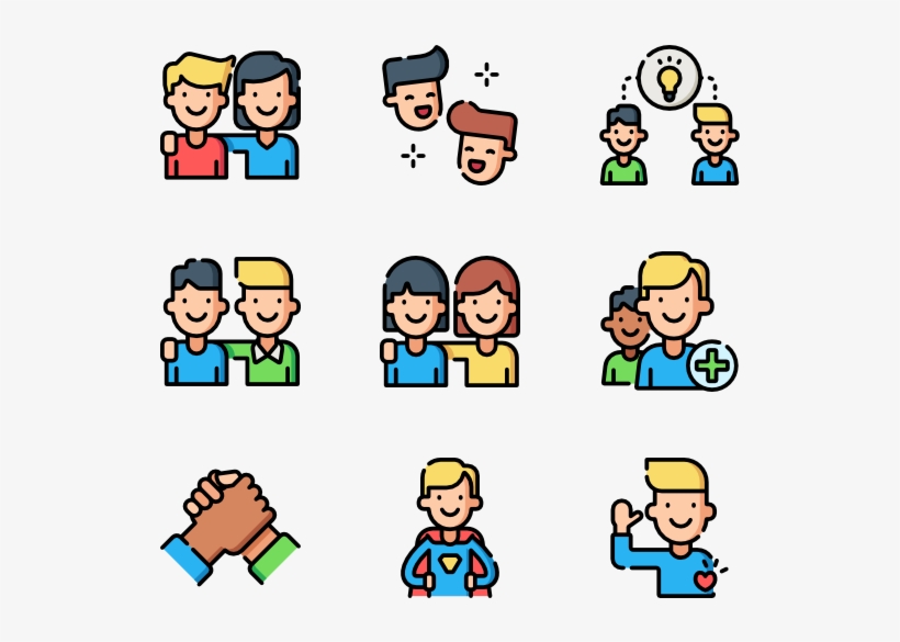 Friendship - Human Resource Icon Vector Png, transparent png download