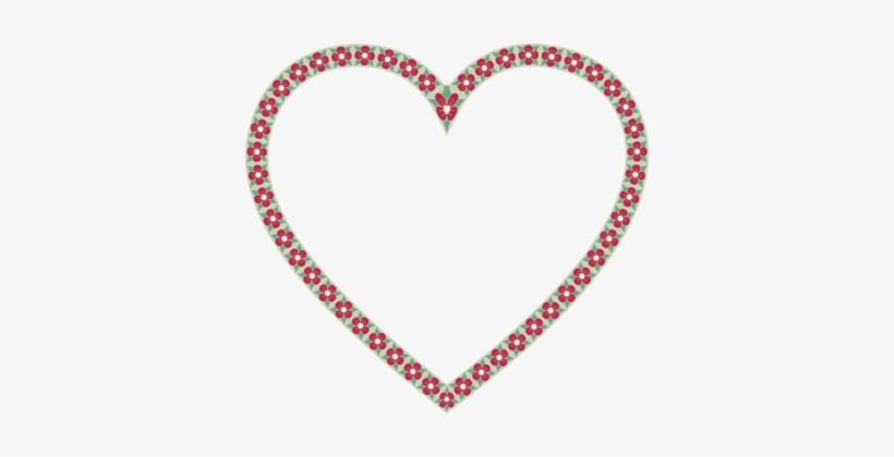 Borders And Frames Flower Computer Icons Heart Floral Border Hd