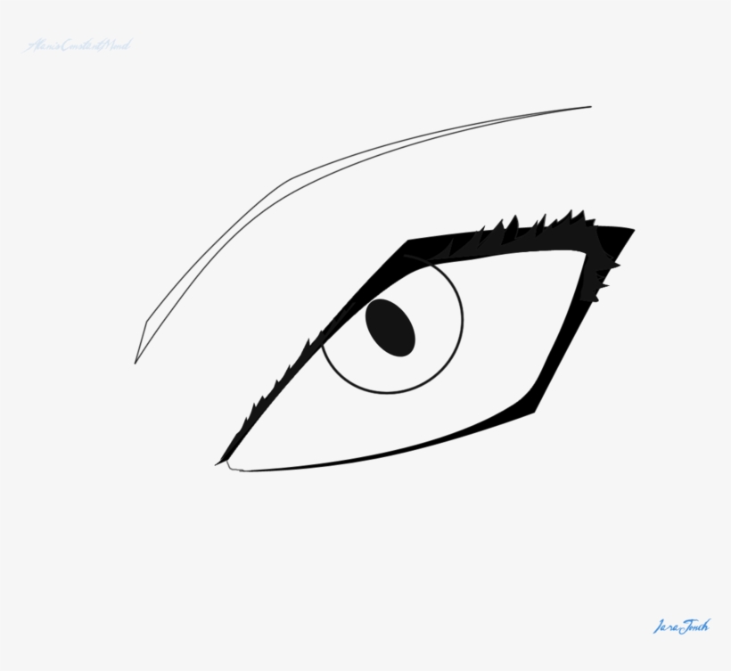 Eye By Alanisconstantmond On Clipart Library - Sketch, transparent png download