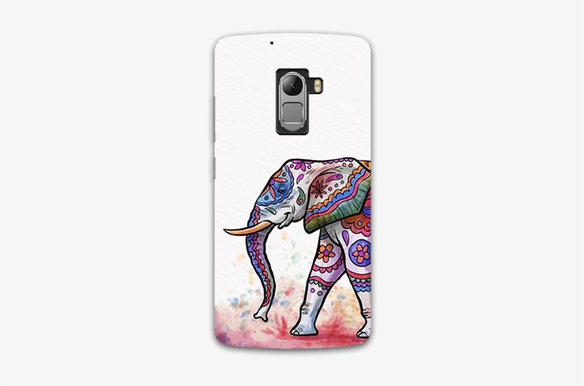 Holi Background With Elephant Lenovo K4 Note Mobile - Azulejo Indiano, transparent png download