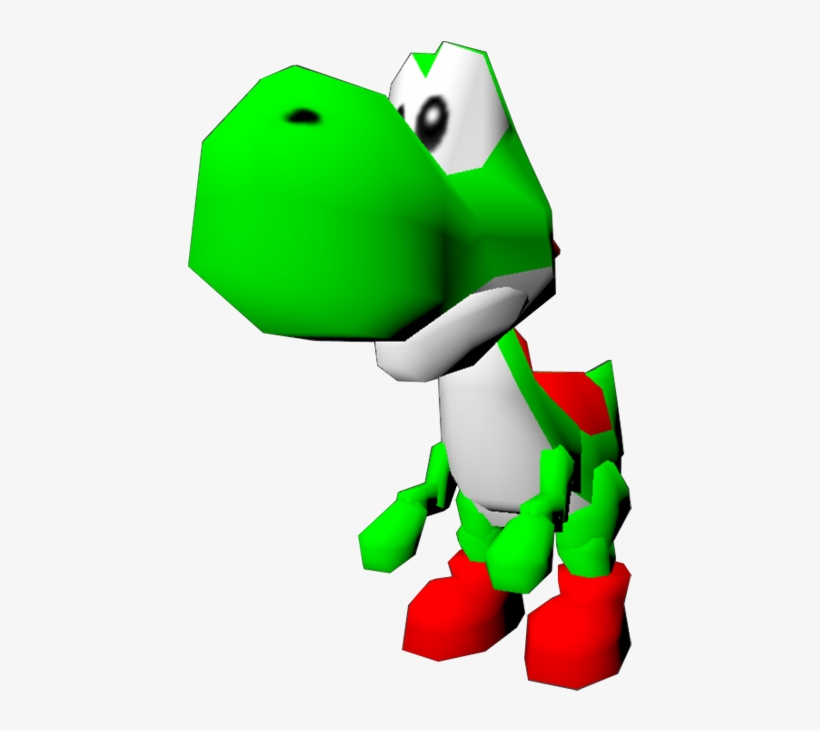 Download Zip Archive - Yoshi Mario 64 Png Transparent PNG