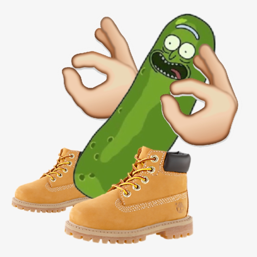 Pickle Rick With Timbs By Pepeisgod On Deviantart Graphic - Pickle Rick With Timbs, transparent png download