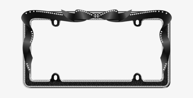 Black Ribbon With Bling - Car, transparent png download