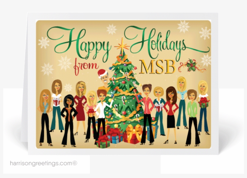 From The Office Custom Holiday Cards 36216 Harrison - Greeting Card, transparent png download