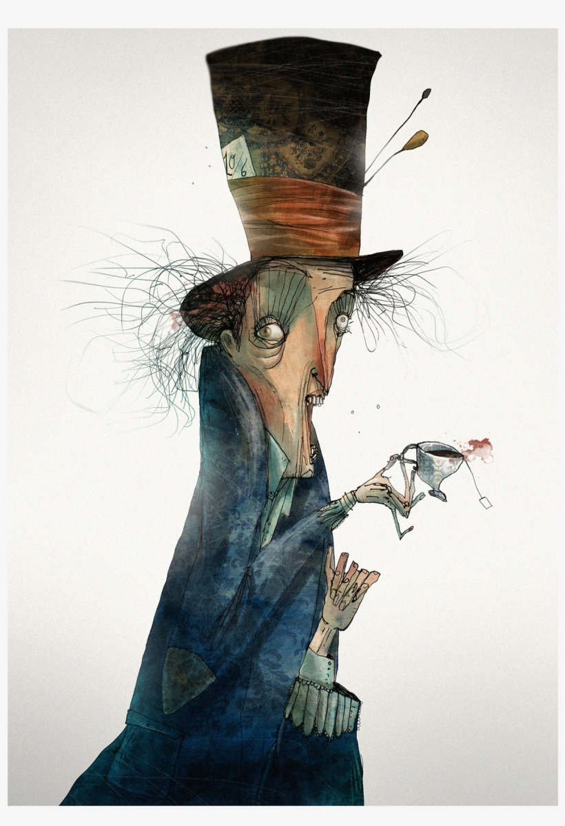 The Mad Hatter - Alice's Adventures In Wonderland, transparent png download
