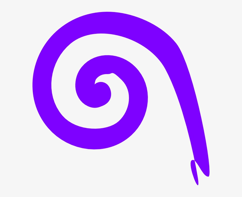 Purple Clipart Spiral - Clip Art, transparent png download