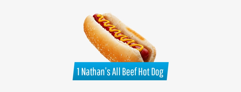 Nathan's Hot Dog - Hot Dog Buns Png, transparent png download
