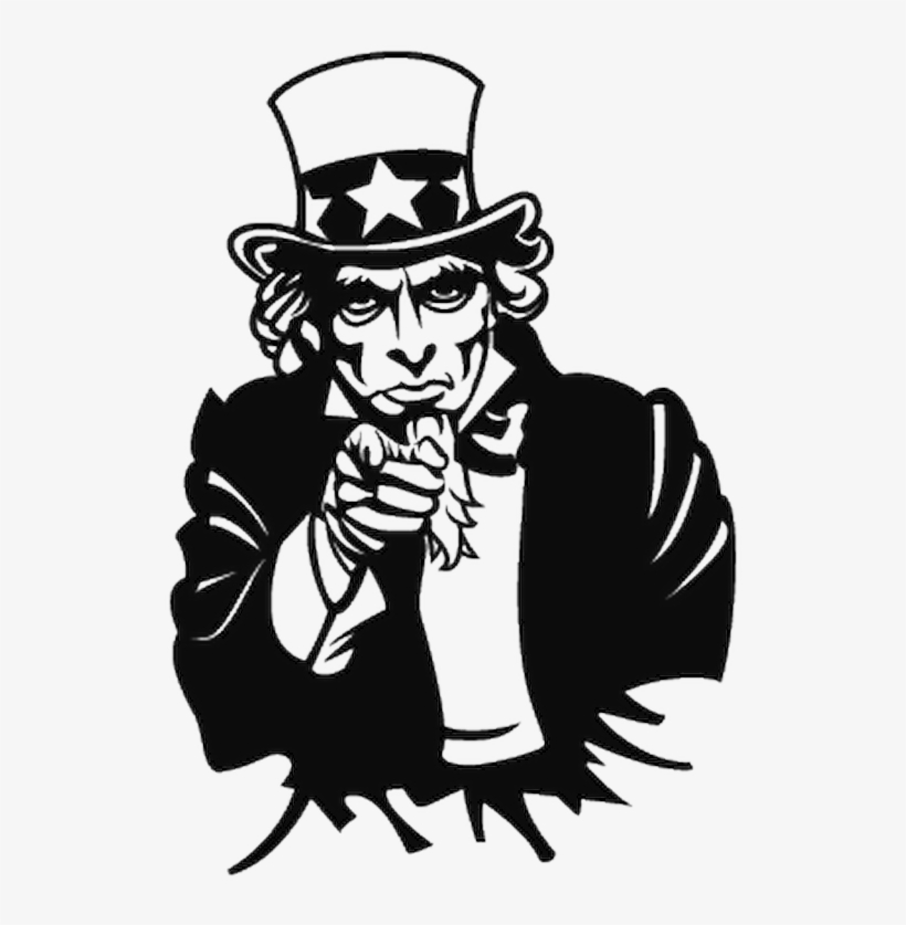 Sticker Oncle Sam Vous Veut - She Wants Us To Help, transparent png download