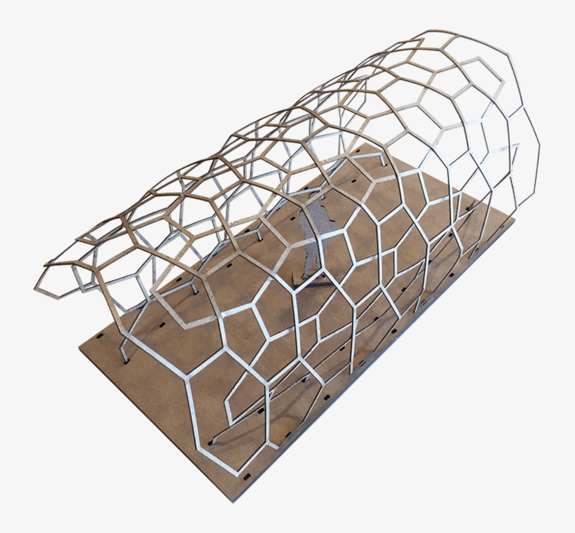 Mt Pavilion Sketch Model - Chain-link Fencing, transparent png download