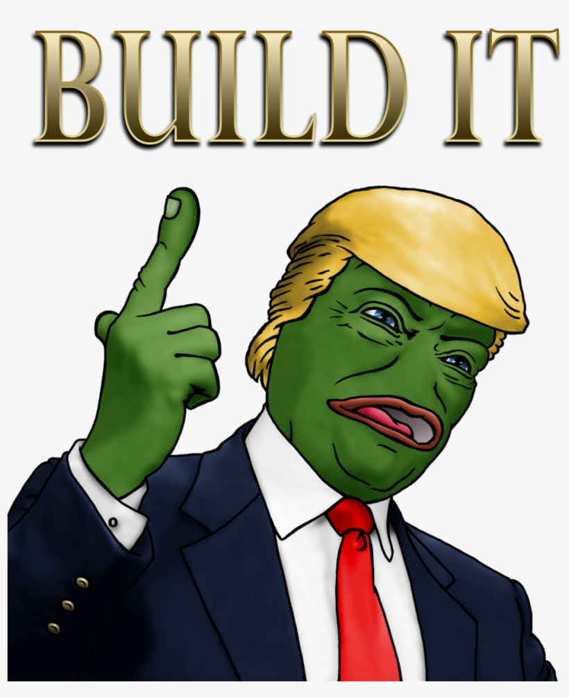 Business & Finance - Trump Pepe Build, transparent png download