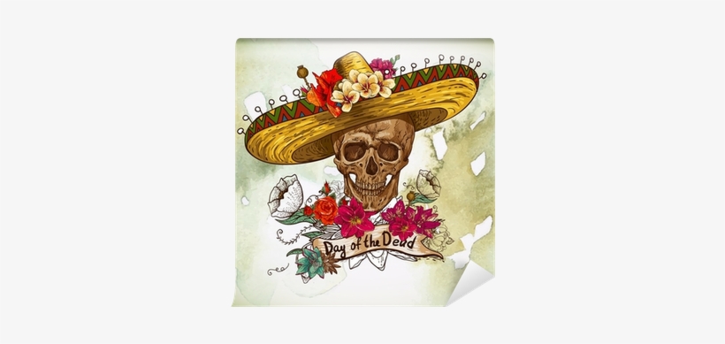 Cinco De Mayo Skull Art, transparent png download