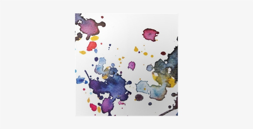 High-resolution Watercolor Paint Splatter Background - Purse Perch Combo Purse Hook Key Finder - Purple Water, transparent png download