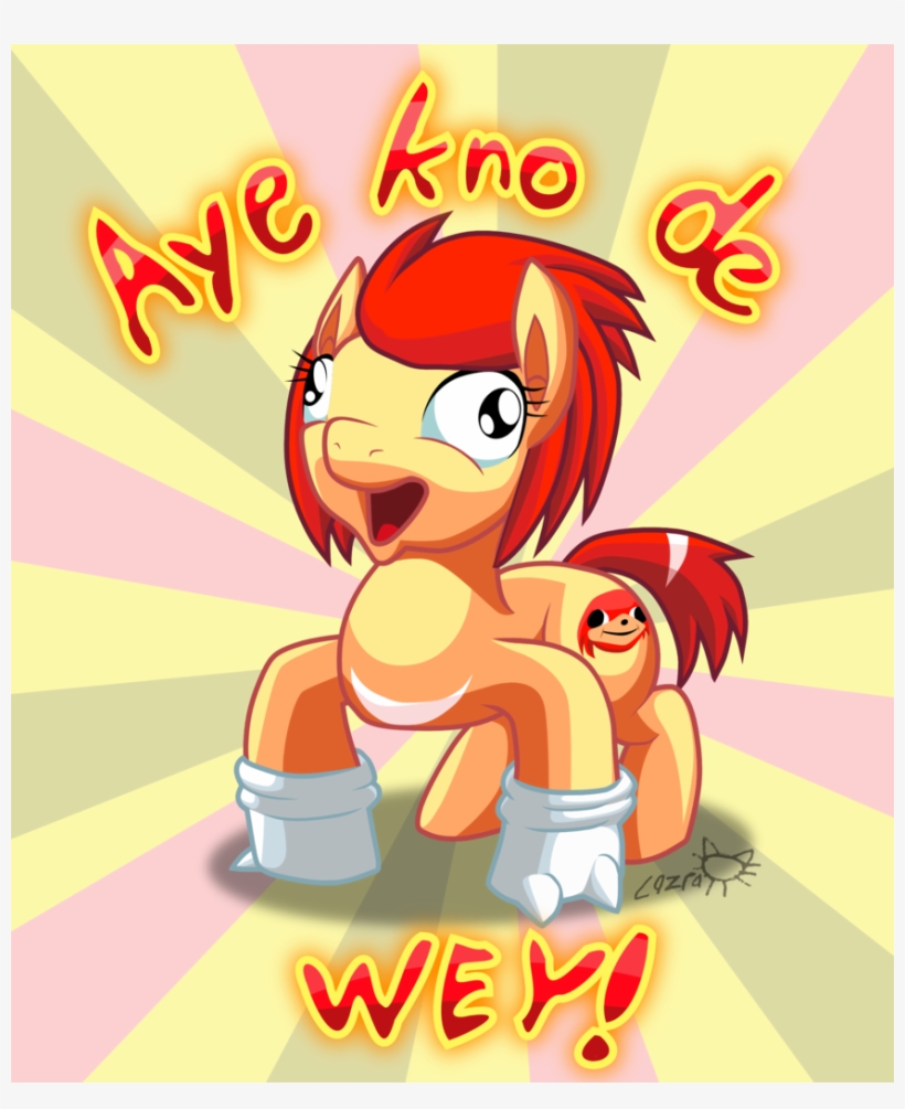 Your Jurisdiction/age May Mean Viewing This Content - Mlp Crossovers Uganda Knuckles, transparent png download