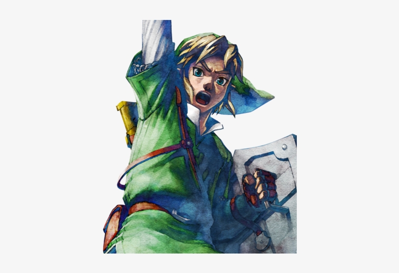 Youngadult Link Skyward Sword Art Transparent Png 4x480 Free Download On Nicepng
