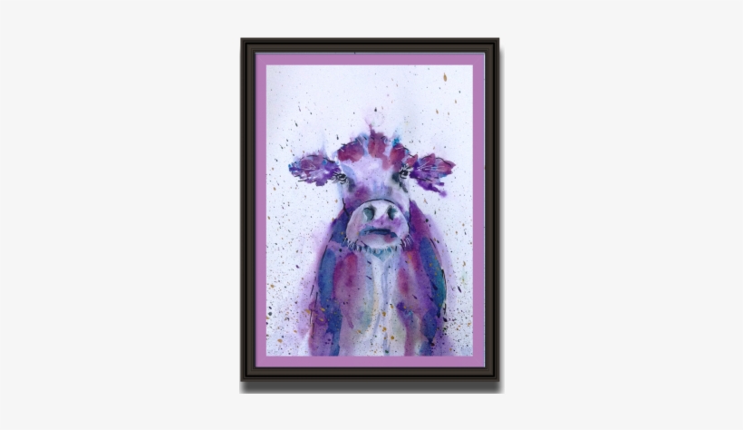 Grumpy Old Moo - Picture Frame, transparent png download
