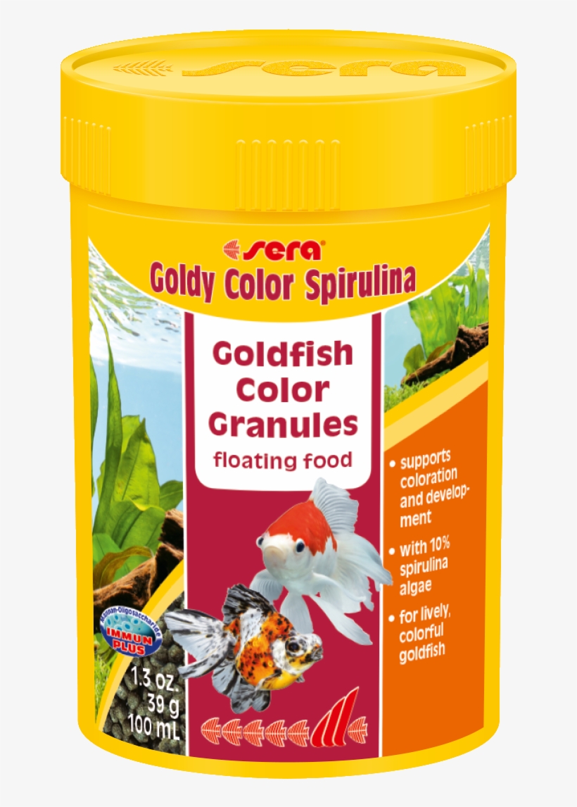 00881 Int Sera Goldy Color Spirulina 100 Ml - Pond Fish Food Sera Goldy Color Spirulina, transparent png download