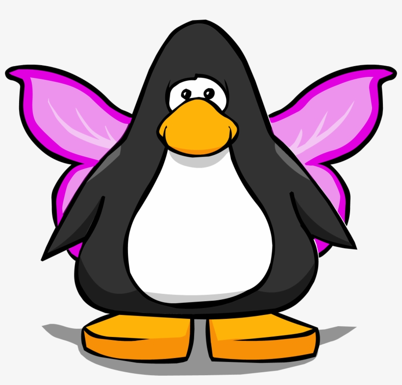 Fairy Wings On A Player Card - Club Penguin, transparent png download